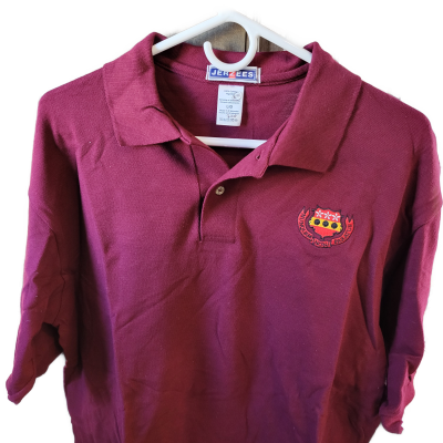 Burgandy Polo Shirt L